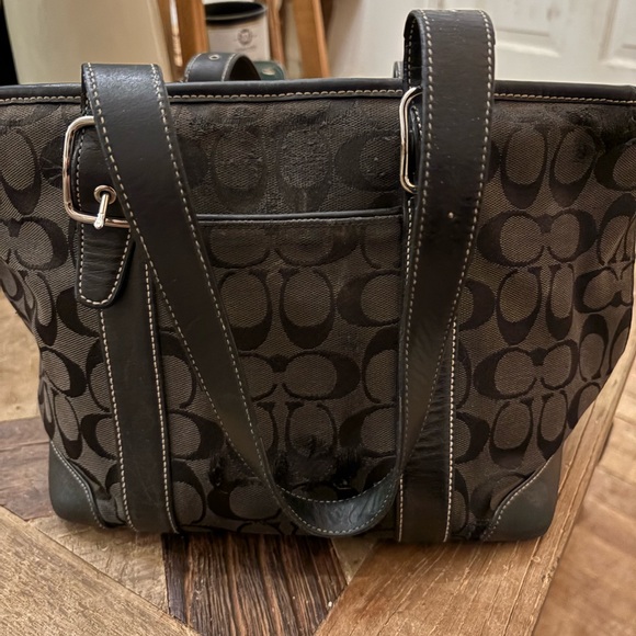 Coach Black Signature Shoulder Bag - Picture 2 of 5